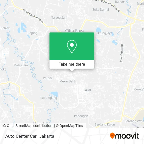 Auto Center Car. map