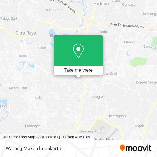 Warung Makan la map