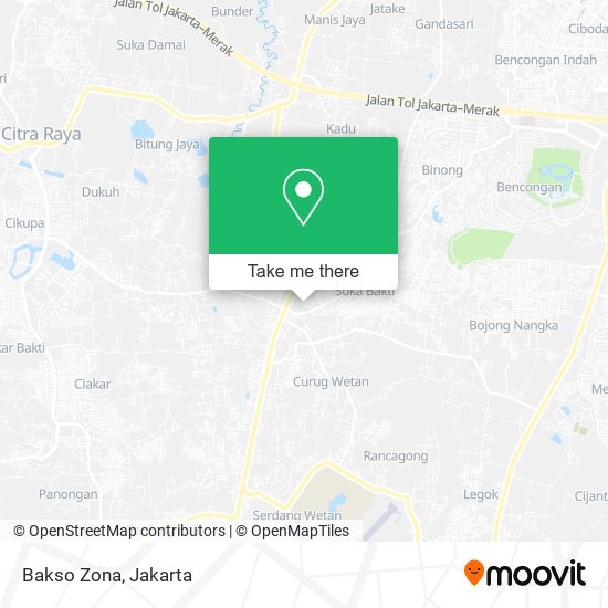 Bakso Zona map