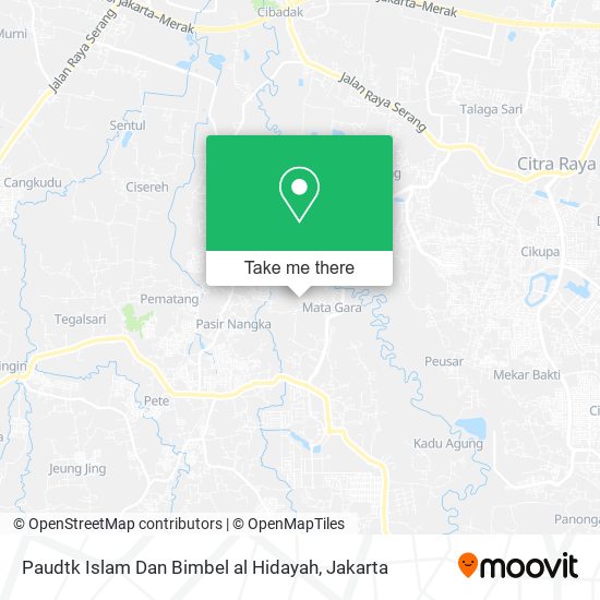 Paudtk Islam Dan Bimbel al Hidayah map
