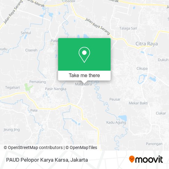 PAUD Pelopor Karya Karsa map