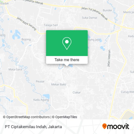 PT Ciptakemilau Indah map