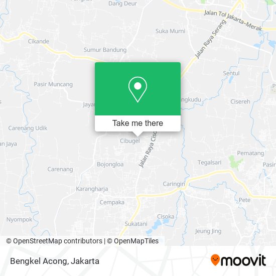 Bengkel Acong map