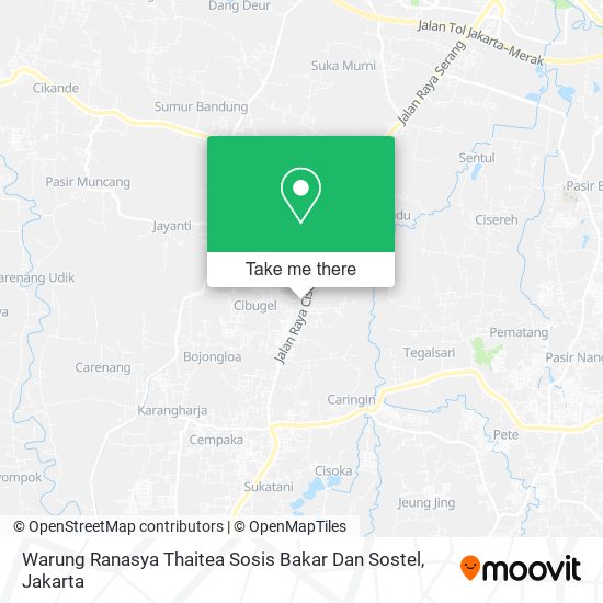 Warung Ranasya Thaitea Sosis Bakar Dan Sostel map