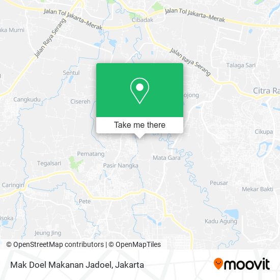 Mak Doel Makanan Jadoel map