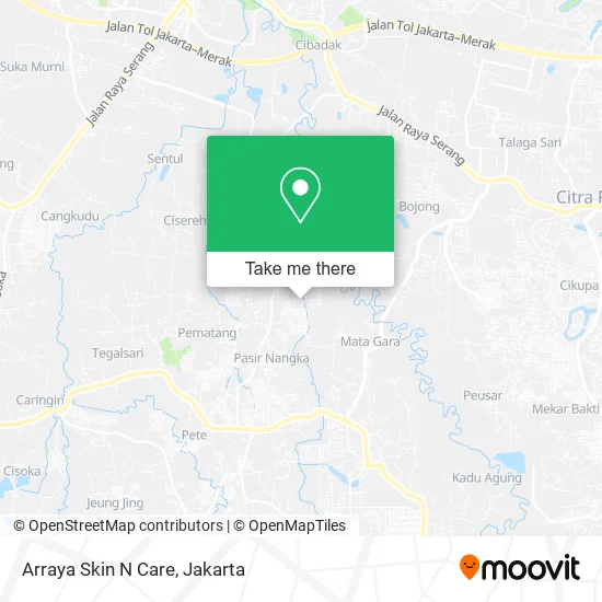 Arraya Skin N Care map