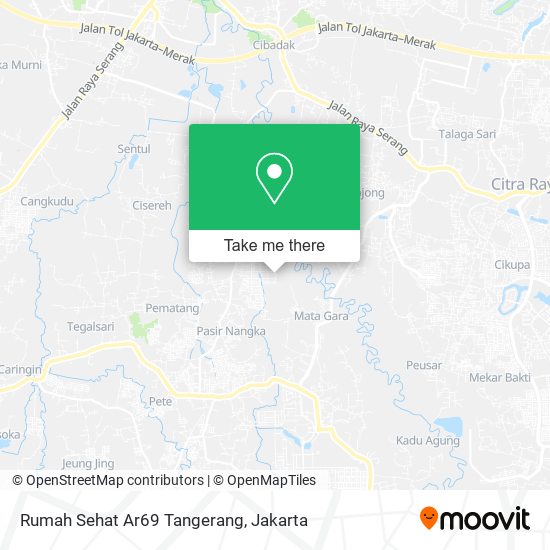 Rumah Sehat Ar69 Tangerang map
