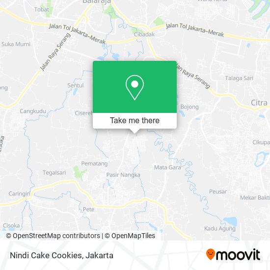 Nindi Cake Cookies map