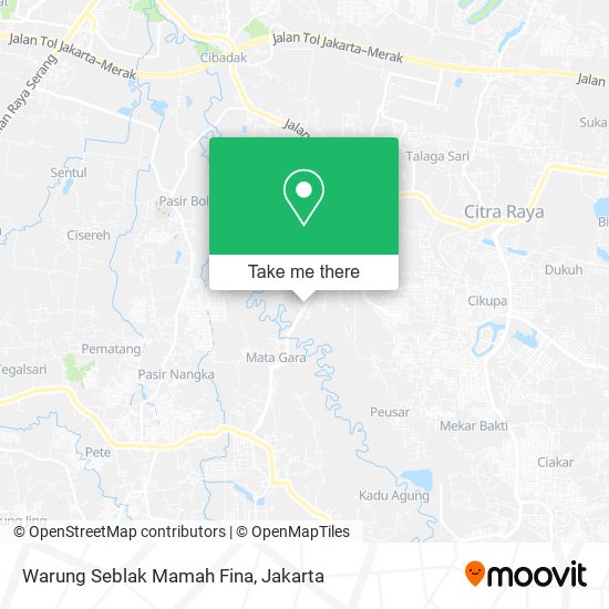 Warung Seblak Mamah Fina map
