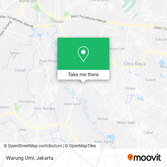 Warung Umi map