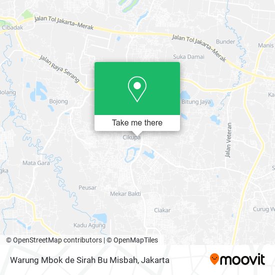 Warung Mbok de Sirah Bu Misbah map