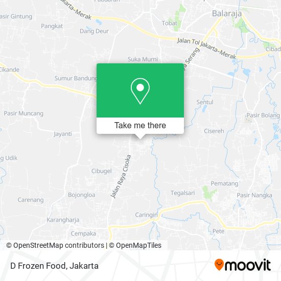 D Frozen Food map