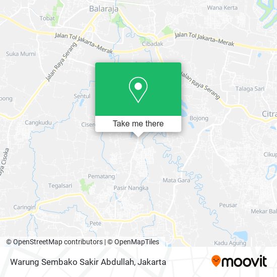 Warung Sembako Sakir Abdullah map
