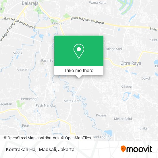 Kontrakan Haji Madsali map