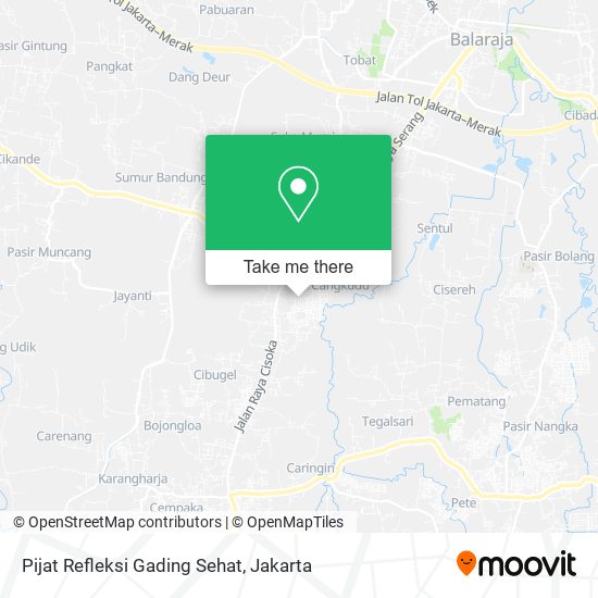 Pijat Refleksi Gading Sehat map