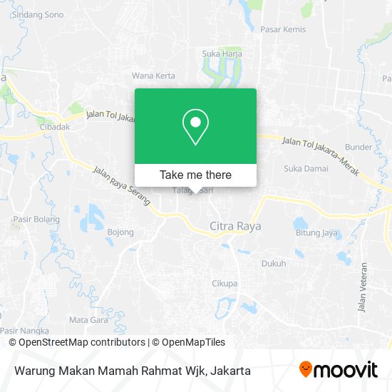 Warung Makan Mamah Rahmat Wjk map