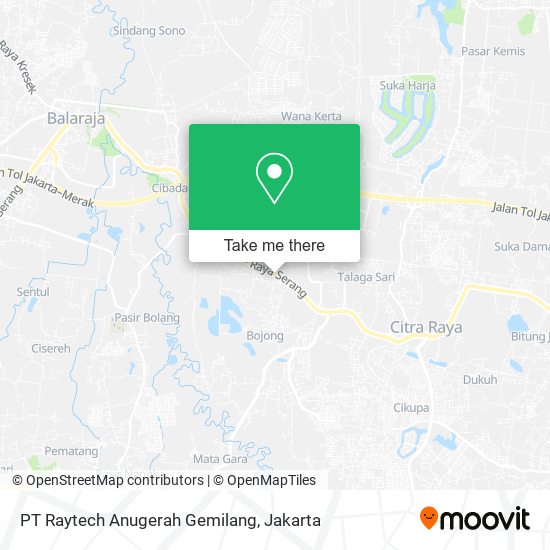 PT Raytech Anugerah Gemilang map