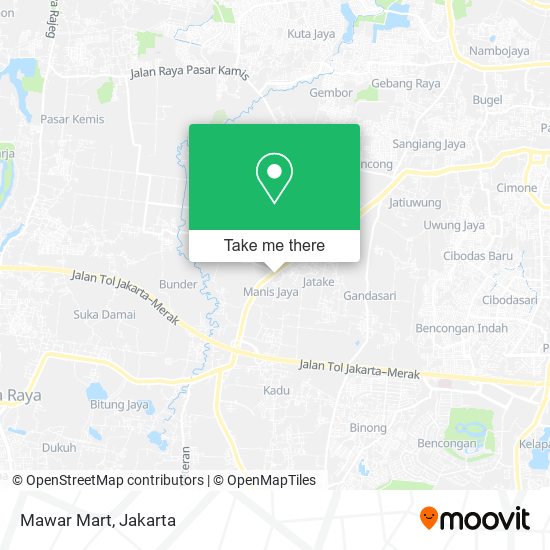 Mawar Mart map