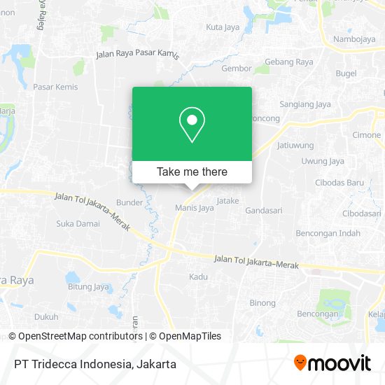 PT Tridecca Indonesia map