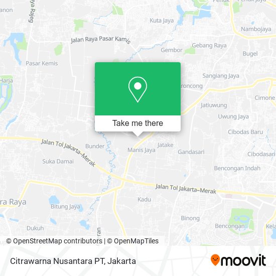 Citrawarna Nusantara PT map