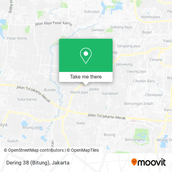 Dering 38 (Bitung) map