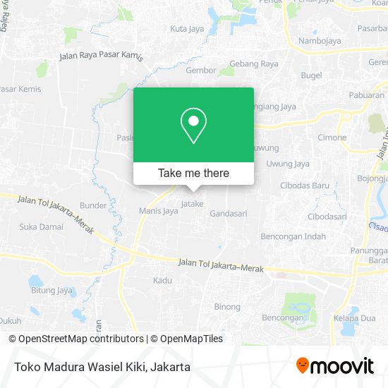 Toko Madura Wasiel Kiki map