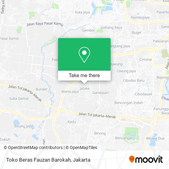 Toko Beras Fauzan Barokah map