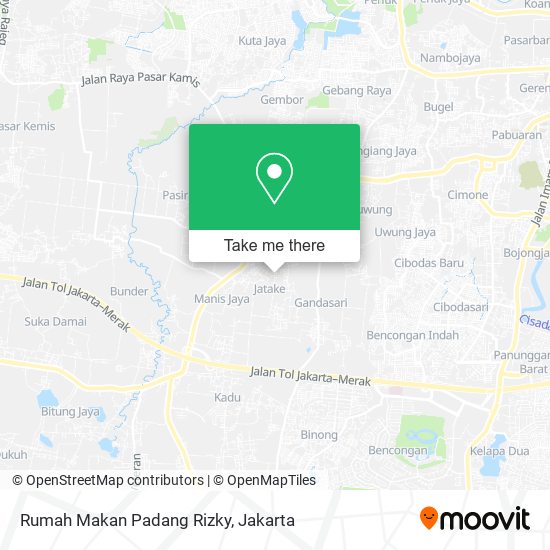 Rumah Makan Padang Rizky map