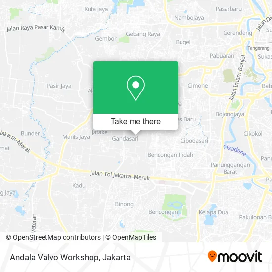 Andala Valvo Workshop map