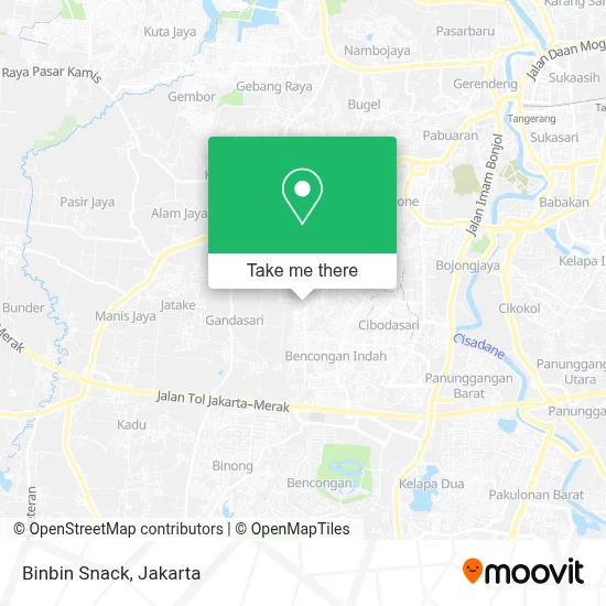 Binbin Snack map