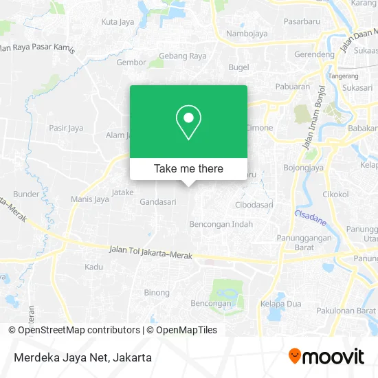 Merdeka Jaya Net map