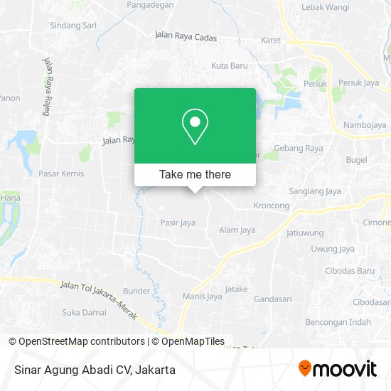 Sinar Agung Abadi CV map