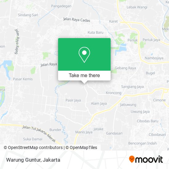 Warung Guntur map