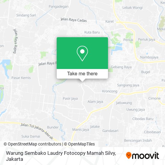 Warung Sembako Laudry Fotocopy Mamah Silvy map