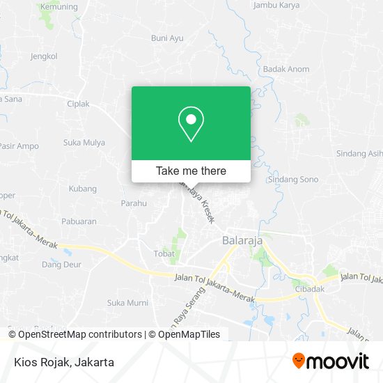 Kios Rojak map