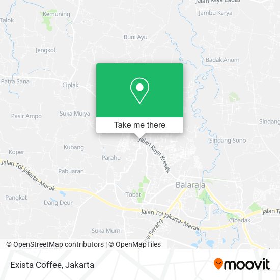 Exista Coffee map