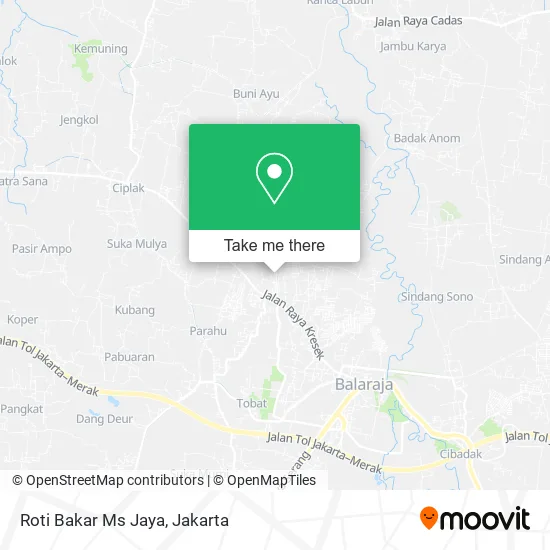 Roti Bakar Ms Jaya map