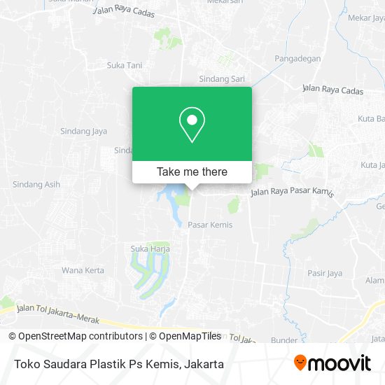 Toko Saudara Plastik Ps Kemis map