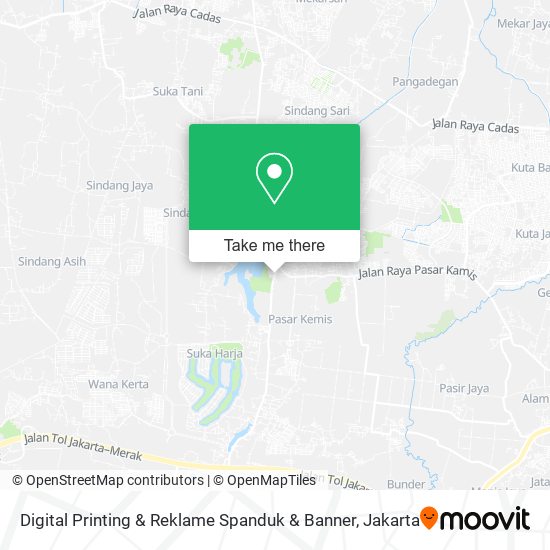 Digital Printing & Reklame Spanduk & Banner map