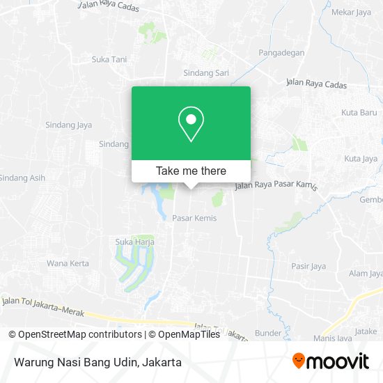 Warung Nasi Bang Udin map