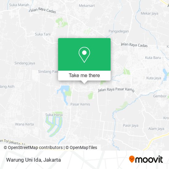 Warung Uni Ida map