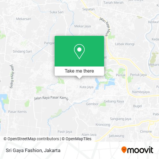 Sri Gaya Fashion map