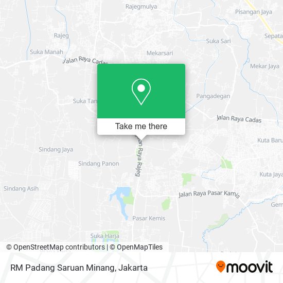RM Padang Saruan Minang map