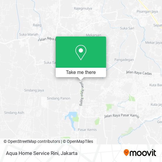 Aqua Home Service Rini map