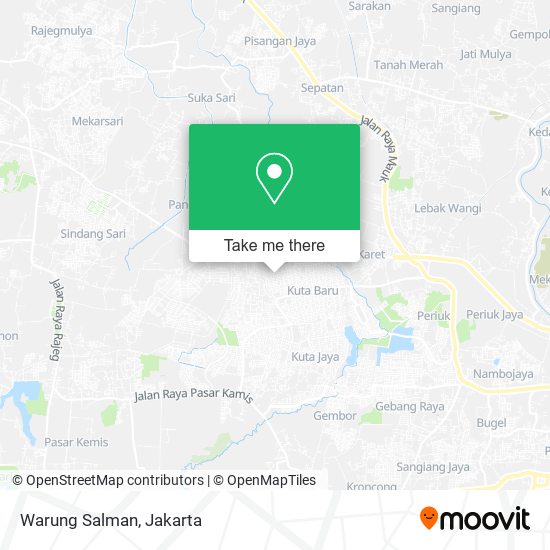 Warung Salman map