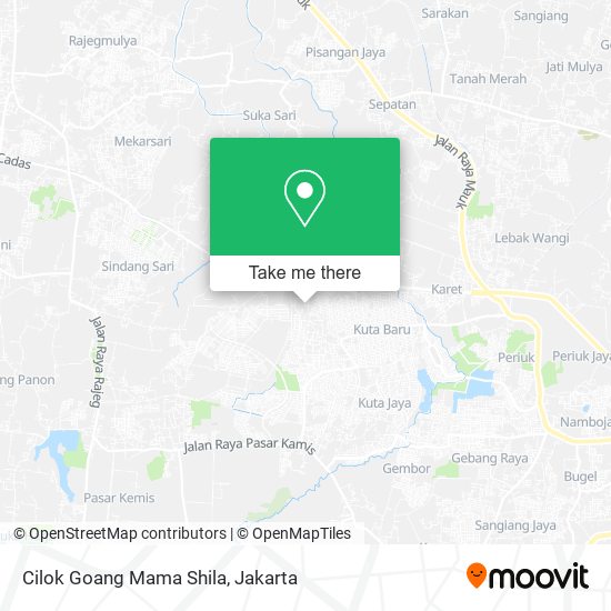 Cilok Goang Mama Shila map