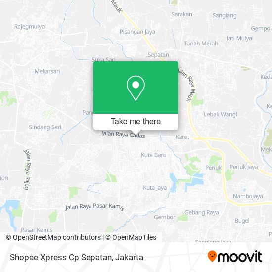 Shopee Xpress Cp Sepatan map