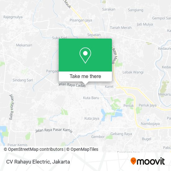 CV Rahayu Electric map