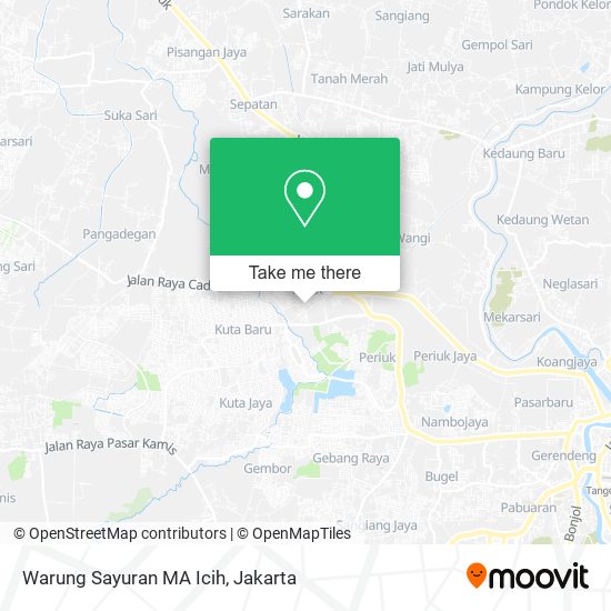 Warung Sayuran MA Icih map