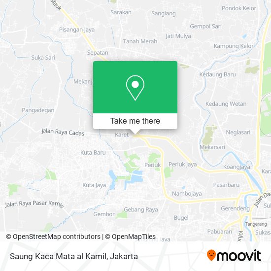Saung Kaca Mata al Kamil map